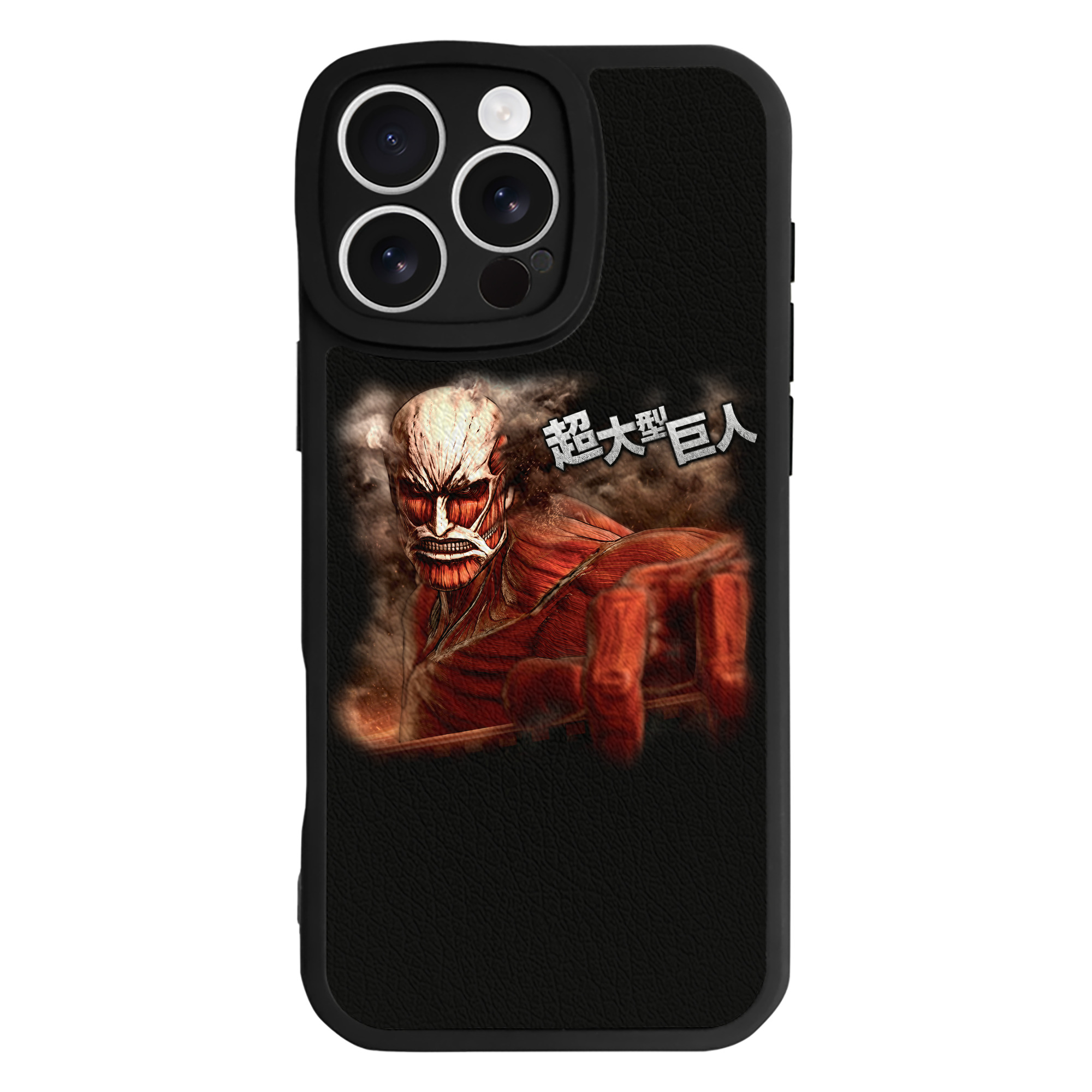 （画像用） 進撃の巨人 Attack on Titan 【iPhone 16シリーズ対応】シリコンスマホケース（レザー調） 材質：シリコン
